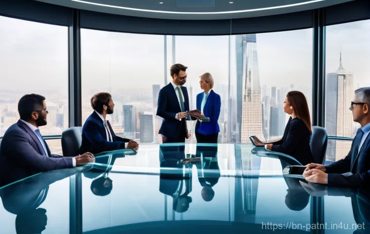 변리사와 ESG 관련 특허 사례 - **Prompt 2: Community Learning with Accessible Tech**
    A heartwarming scene depicting a diverse g...